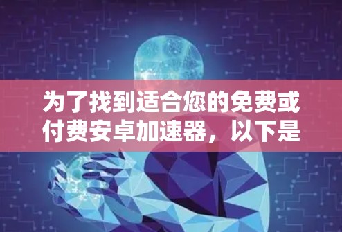 为了找到适合您的免费或付费安卓加速器,以下是分步指南