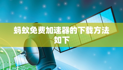 蚂蚁免费加速器的下载方法如下