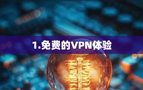 1.免费的VPN体验 1.免费的VPN体验