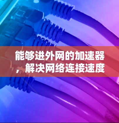 能够进外网的加速器,解决网络连接速度的问题