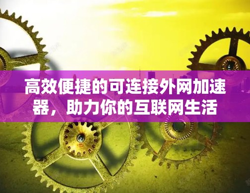 高效便捷的可连接外网加速器，助力你的互联网生活
