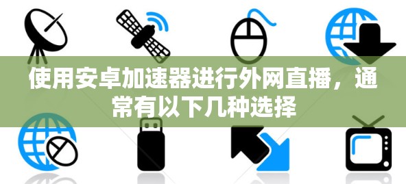 使用安卓加速器进行外网直播,通常有以下几种选择