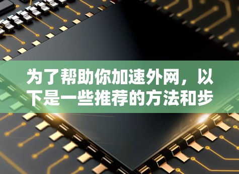 为了帮助你加速外网,以下是一些推荐的方法和步骤 为了帮助你加速外网,以下是一些推荐的方法和步骤