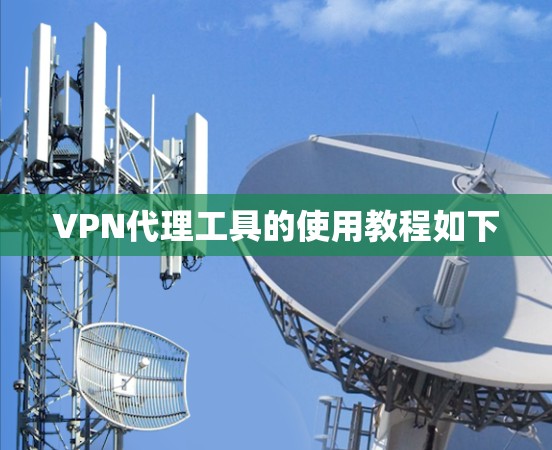VPN代理工具的使用教程如下