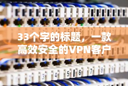 33个字的标题,一款高效安全的VPN客户端 33个字的标题,一款高效安全的VPN客户端