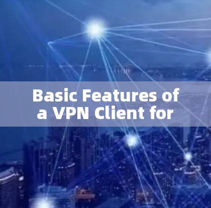 Basic Features of a VPN Client for Android Basic Features of a VPN Client for Android