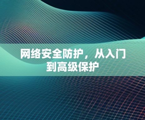 网络安全防护,从入门到高级保护 网络安全防护,从入门到高级保护