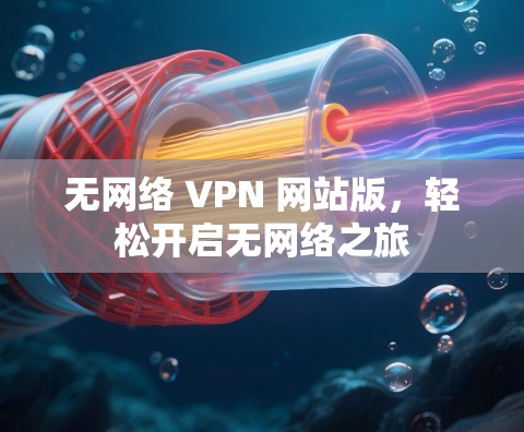 无网络 VPN 网站版，轻松开启无网络之旅