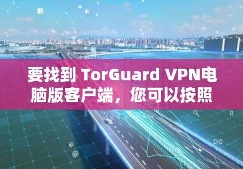要找到 TorGuard VPN电脑版客户端，您可以按照以下步骤进行