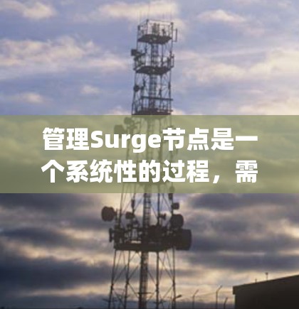 管理Surge节点是一个系统性的过程,需要对服务器和存储设备有深入了解,并使用自动化和脚本化工具来提高效率。以下是一个系统化的步骤指南,帮助你顺利完成节点管理 管理Surge节点是一个系统性的过程,需要对服务器和存储设备有深入了解,并使用自动化和脚本化工具来提高效率。以下是一个系统化的步骤指南,帮助你顺利完成节点管理