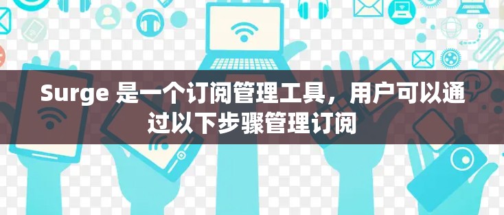 Surge 是一个订阅管理工具,用户可以通过以下步骤管理订阅 Surge 是一个订阅管理工具,用户可以通过以下步骤管理订阅