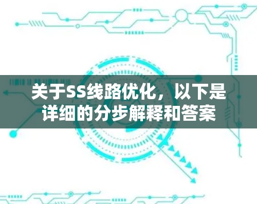 关于SS线路优化,以下是详细的分步解释和答案 关于SS线路优化,以下是详细的分步解释和答案