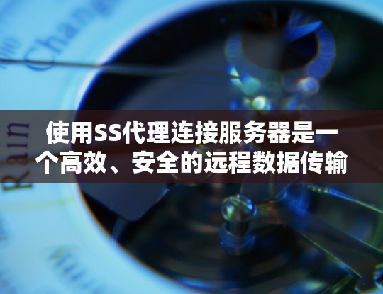使用SS代理连接服务器是一个高效、安全的远程数据传输工具，主要适用于网页内容的远程传输。以下是对SS代理的详细总结和使用步骤