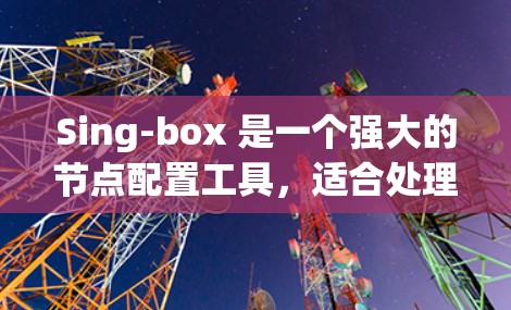 Sing-box 是一个强大的节点配置工具，适合处理嵌套的结构化数据。以下是配置Sing-box节点的详细步骤