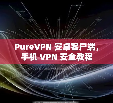 PureVPN 安卓客户端，手机 VPN 安全教程