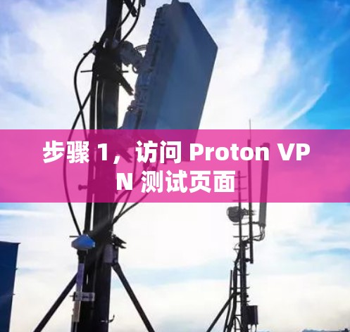 步骤 1,访问 Proton VPN 测试页面 步骤 1,访问 Proton VPN 测试页面