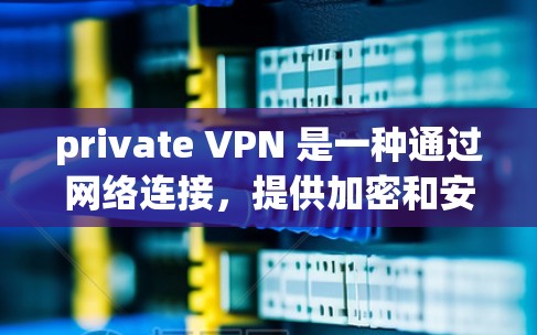 private VPN 是一种通过网络连接，提供加密和安全的网络服务，允许用户访问私人服务器、网站或服务。以下是几个可靠的 private VPN 工具推荐