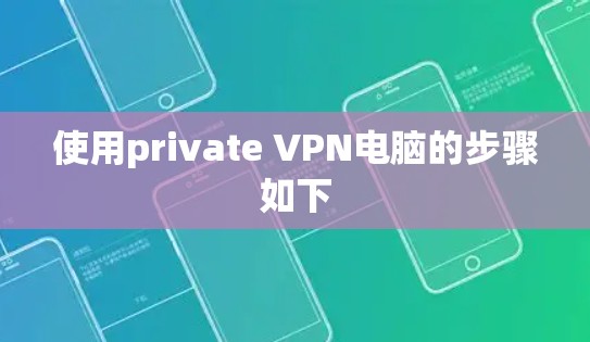 使用private VPN电脑的步骤如下 使用private VPN电脑的步骤如下