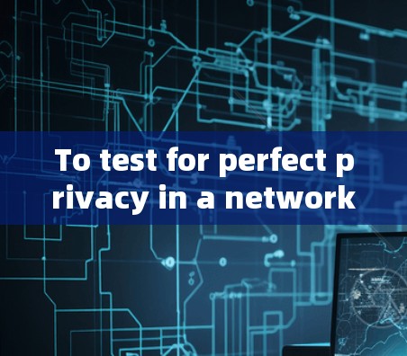 To test for perfect privacy in a network,follow this organized approach: