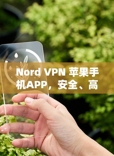 Nord VPN 苹果手机APP,安全、高效、便捷的VPN解决方案 Nord VPN 苹果手机APP,安全、高效、便捷的VPN解决方案
