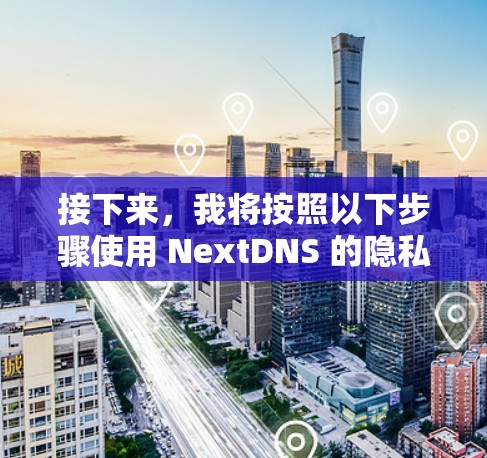 接下来,我将按照以下步骤使用 NextDNS 的隐私设置 接下来,我将按照以下步骤使用 NextDNS 的隐私设置