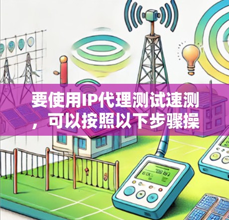 要使用IP代理测试速测,可以按照以下步骤操作