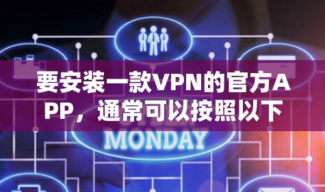 要安装一款VPN的官方APP，通常可以按照以下步骤操作