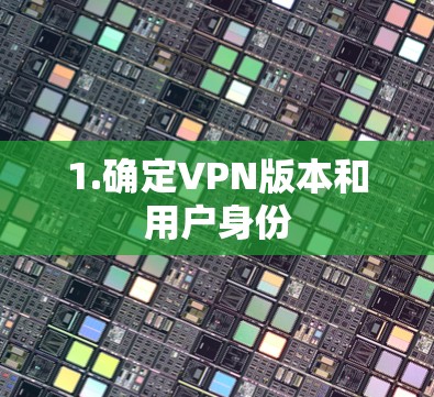 1.确定VPN版本和用户身份 1.确定VPN版本和用户身份