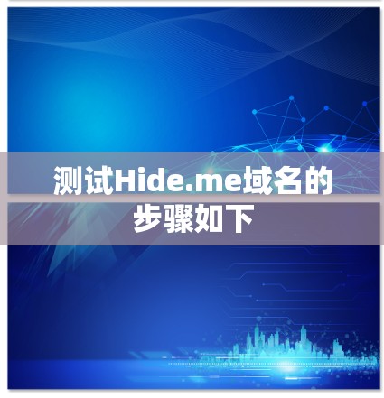 测试Hide.me域名的步骤如下